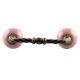 Pink Round Cearmic Cut Bridge Handles